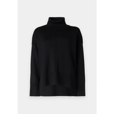 Image of VILA Viostria Rollneck Jumper, Women&#039;s, Size: XS, Black beauty