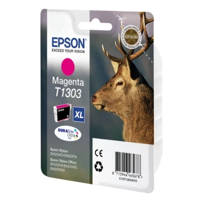 Image of Epson T1303XL Magenta Stag Genuine High Yield DURABrite Ultra Ink Cartridge