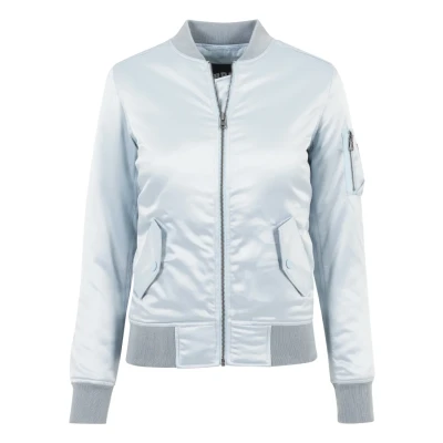 Image of Urban Classics Bomber Jacket, Women&#039;s, Size: XS, Babyblue