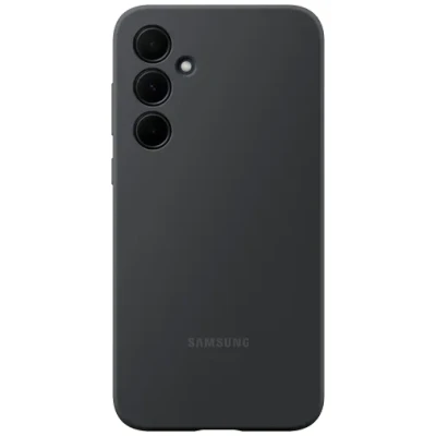 Image of Samsung Silicone Back Cover Black Galaxy A35 5G
