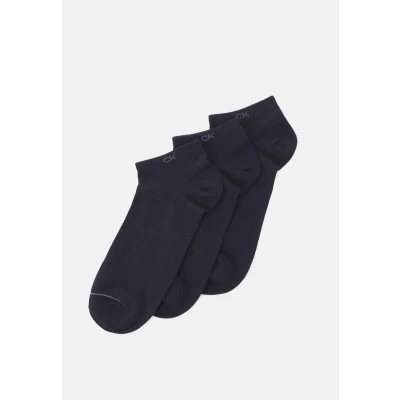 Image of Calvin Klein Underwear MEN Sneaker 3 PACK Socks, Men&#039;s, Size: One Size, Navy