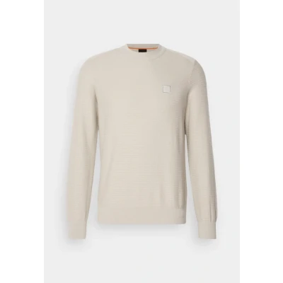 Image of BOSS Anion_s Jumper, Men&#039;s, Size: XL, Light beige