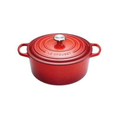 Image of Le Creuset Casserole Signature Cherry red ø 18 cm / 1.8 liters Suitable for all Cooktops