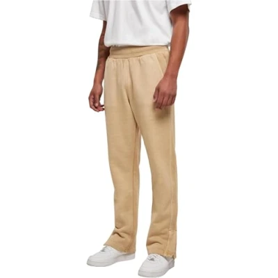Image of Urban Classics SLIT Tracksuit bottoms, Men&#039;s, Size: XXL, Unionbeige