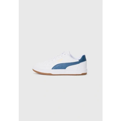 Image of Puma Unisex Kid&#039;s Caven 2.0 Jr Sneaker, White Dark Indigo Gum, 3.5 UK