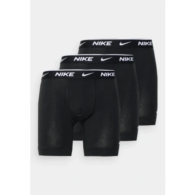 Image of Nike Underwear Brief 3 PACK Pants, Men&#039;s, Size: XS, Black/black/black