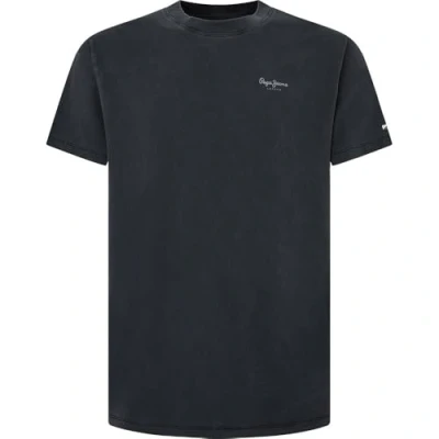Image of Pepe Jeans Jacko Basic Tshirt, Men&#039;s, Size: Small, Black