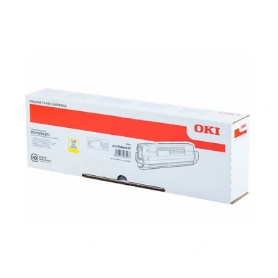 Image of OKI MC873dnv 45862837 yellow toner (original OKI)