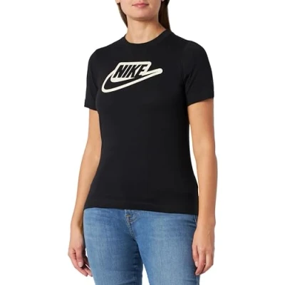 Image of Nike Sportswear TEE CLUB Unisex Print Tshirt for kids, Size: 6 7y, Black