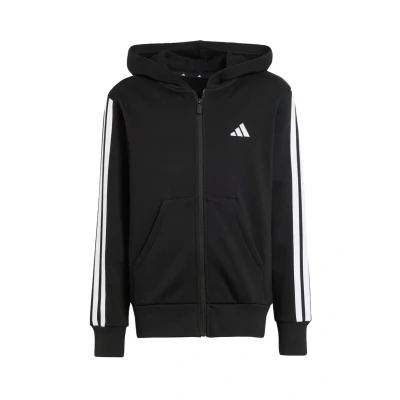 Image of adidas Sportswear Zipup sweatshirt for kids, Size: 15 16y, Medium grey heather black