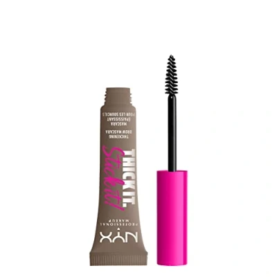 Image of NYX Professional Makeup Thick It. Stick It! Brow Mascara (Various Shades) Taupe