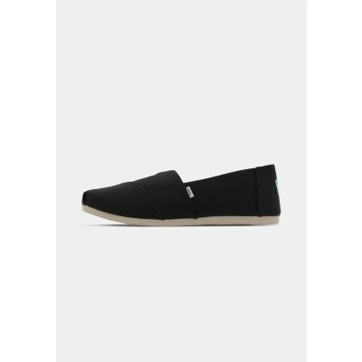 Image of TOMS Alpargata Vegan Slipons black, Women&#039;s, Size: 10, Black Cotton