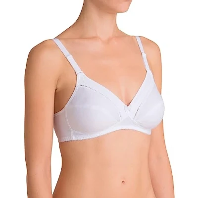 Image of Triumph Classic Stretch Triangle bra, Women&#039;s, Size: 38B, White