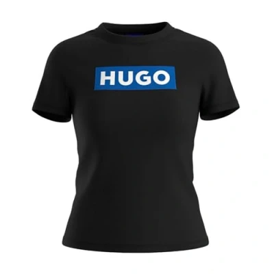 Image of HUGO Women&#039;s Classic Tee_b Jersey, Black 1, L