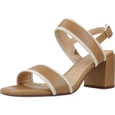 Image of Clarks Ezoria Sling Sandals, Women&#039;s, Size: 8, Light tan combination Leather