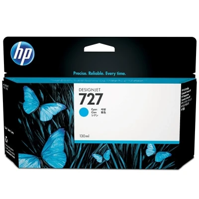 Image of HP 727 130ml Ink Cartridge B3P19A, Cyan