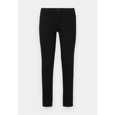 Image of 7 For All Mankind Women&#039;s The Ankle Skinny Bair Eco Jeans, Black, 28W / 28L