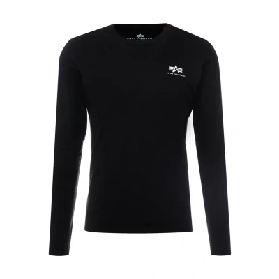 Image of Alpha Industries Long sleeved top, Men&#039;s, Size: XL, Black