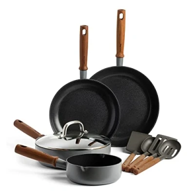 Image of GreenPan Pan Set Mayflower Pro 4 Piece + Utensils