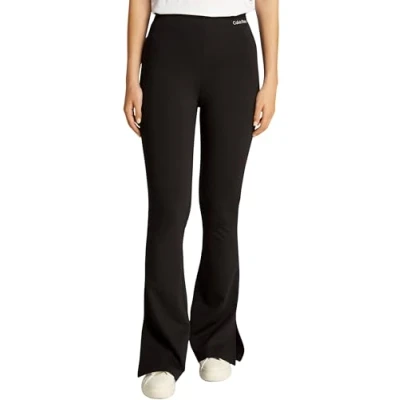 Image of Calvin Klein Jeans Milano LOGO Trousers, Women&#039;s, Size: XXL, Black