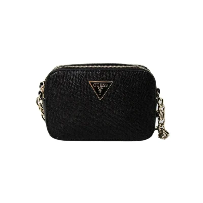 Image of Guess Noelle Crossbody Camera Across body bag, Women&#039;s, Size: One Size, Black
