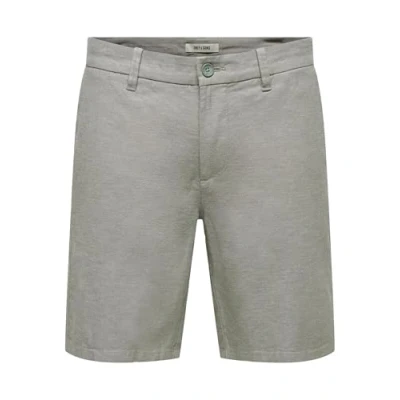 Image of Only &amp; Sons Men&#039;s Chino Shorts, Castor Gray, XXL
