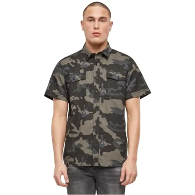 Image of Brandit Roadstar Shirt, Men&#039;s, Size: XXL, Darkcamo