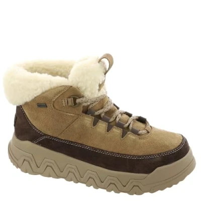 Image of UGG Women&#039;s Terretrail Cozy Lace Fashion Boot, Chestnut, 10 UK