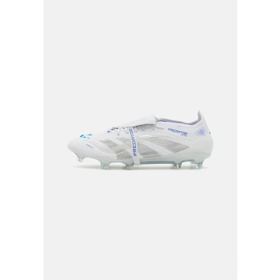 Image of adidas Performance Predator Elite Foldover Tongue firm Ground Football boots ground, Men&#039;s, Size: 8.5, Cloud white/silver metallic/bright royal