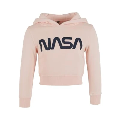 Image of Mister Tee KIDS NASA Cropped Hoody Hoodie for kids, Size: 11 12y, Rosa