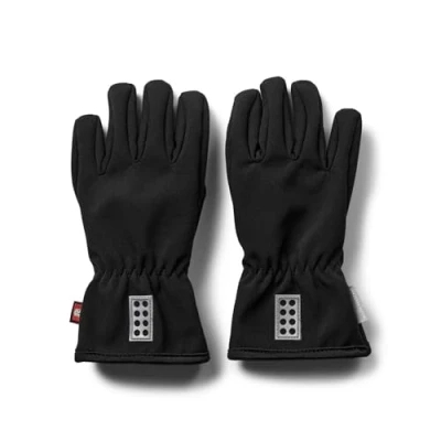 Image of LEGO kidswear Atlin Glove Gloves for kids, Size: 7 8y, Black