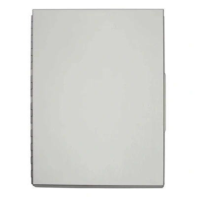 Image of MAUL MAULassist A4 Clipboard, Document Folder with Storage Box for Ballpoint Pen, Paper and Notepad, Side Opening, Suitable Backpack, School Bag Briefcase, Silver