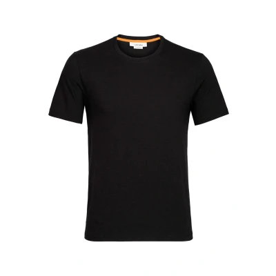 Image of Icebreaker Merino Central Classic SS TEE Sports Tshirt, Men&#039;s, Size: Small, Black