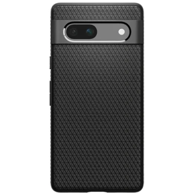 Image of Spigen Liquid Air TPU Back Cover Black Google Pixel 7A