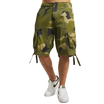 Image of Brandit Accessoires Urban Legend Cargo Shorts, Men&#039;s, Size: 6XL, Swedish camo