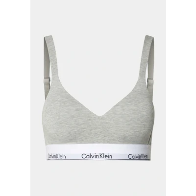 Image of Calvin Klein Underwear Modern Bralette Pushup bra, Women&#039;s, Size: XS, Grey heather