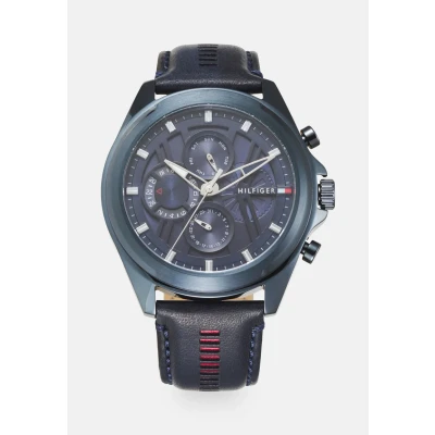 Image of Tommy Hilfiger JAX Watch, Men&#039;s, Size: One Size, Blue