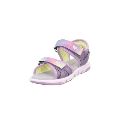 Image of Superfit Pebbles Walking sandals for kids, Size: 2.5/3, Lila Imitation leather/ textile