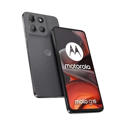 Image of Motorola G15 Dual SIM 4G (8+16) RAM Boost 256GB Storage 50MP AI Camera 6.72&quot; FHD+ Display 5200mAh Battery Android 15 (Gravity Grey)