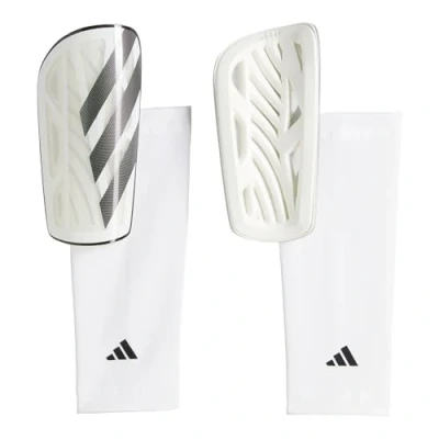 Image of adidas Performance Shin pads White black silver metallic, Size: 4`7 5`2, metallic