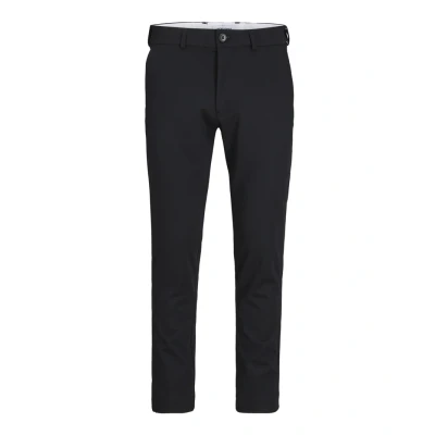 Image of JACK &amp; JONES Men&#039;s Jpstmarco Jjcooper Chino Noos Pls Pants, Black, 42 W/34 L, 42W / 34L