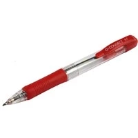 Image of Q Connect Retractable Ballpoint Pen Medium Red (Pack of 10)