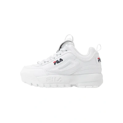 Image of Fila Unisex Kid&#039;s Disruptor Sneaker, White, 13.5 UK Child