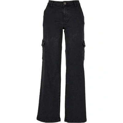 Image of Urban Classics HIGH Waist Flared Jeans, Women&#039;s, Size: 26, Black washed