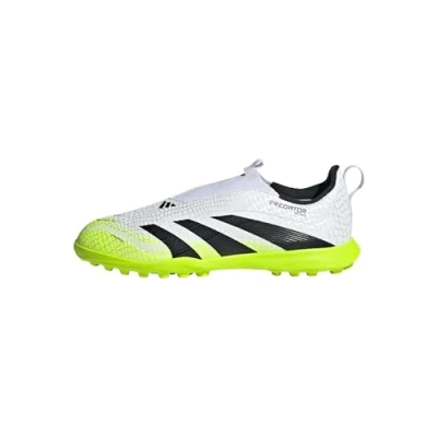 Image of adidas Performance Predator League Unisex Astro turf trainers for kids, Size: 5, White/core black/lucid lemon shoes