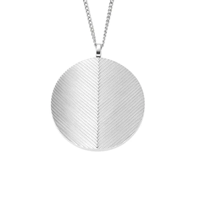 Image of Fossil Harlow Necklace silvercoloured, Women&#039;s, Size: One Size, Silver coloured