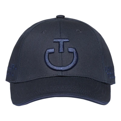 Image of Cavalleria Toscana CT Cotton Cap Navy Horse Riding Equestrian