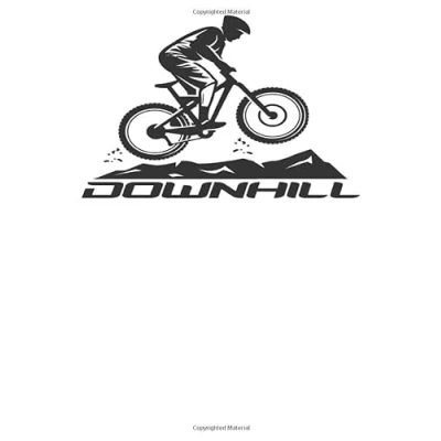 Image of Downhill MTB: Notizbuch DIN A5 Liniert 120 Seiten Fahrrad MTB Mountainbike Rennrad Radsport Bike Geschenkidee &amp; Weihnachten Journal Organizer Schreibheft Planer Tagebuch Notizheft Notizblock