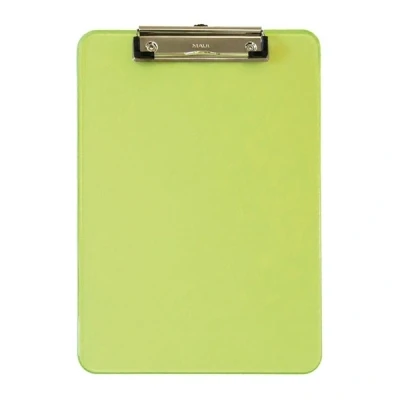 Image of Maul Writing Board, Plastic, A4 clipboard, Hanging Loop Green