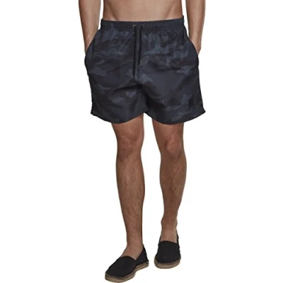 Image of Urban Classics CAMO Swimming shorts, Men&#039;s, Size: XXL, Darkcamo